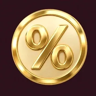 Gold percent coin — Spinobon