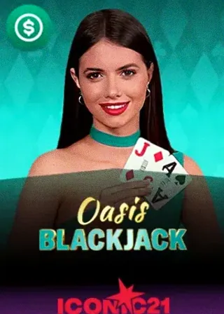 Oasis Blackjack live game cover