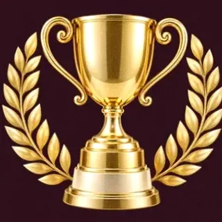 Gold trophy cup — Spinobon