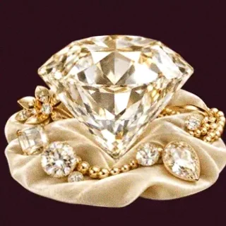 Faceted diamond gemstone — Spinobon