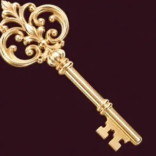 Ornate antique key — Spinobon